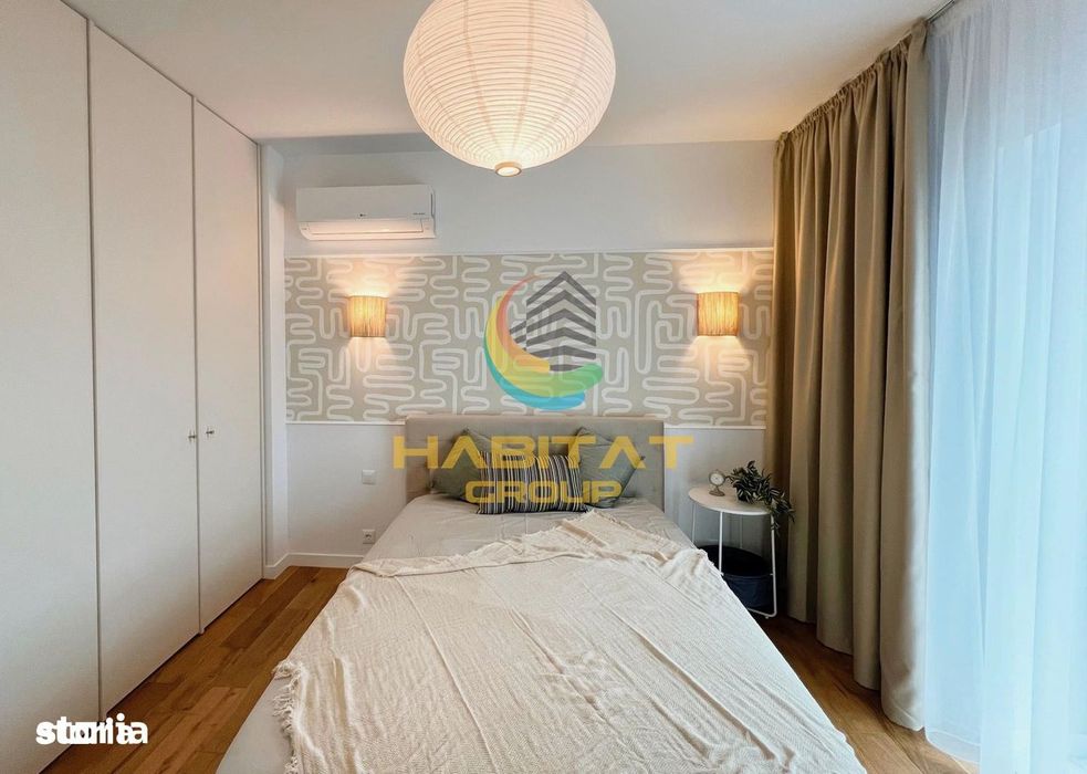 One Cotroceni Park 2 camere 5/8, parcare + boxa, complet utilat mobila