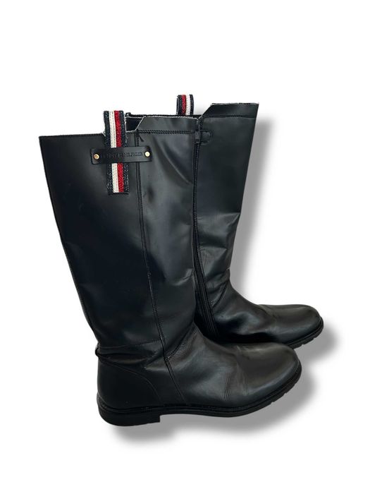 Детски кожрни ботуши (Tommy Hilfiger) 39