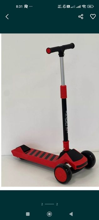 продам самокат в хорошем состоянии всё целое светится