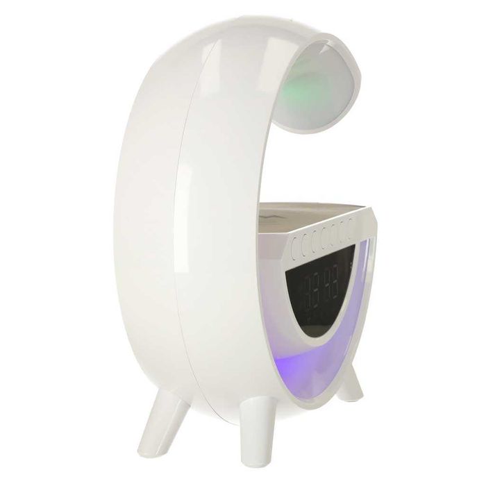 Smart лампа с безжично зарядно за телефон с Bluetooth колонка и будилн