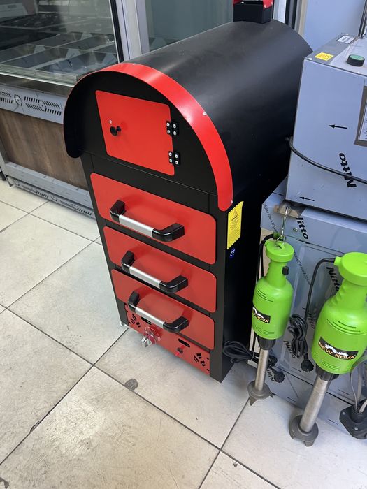 Пещ за печене на картофи газ и ток