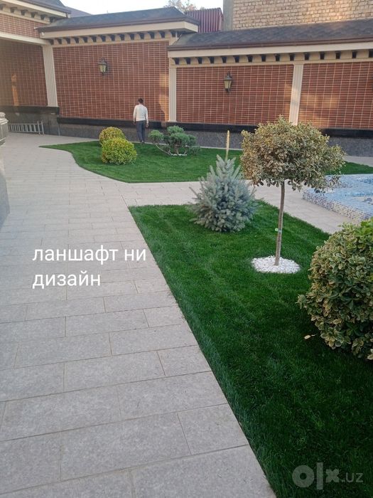 Gazon landshaft palif xizmati samarkand