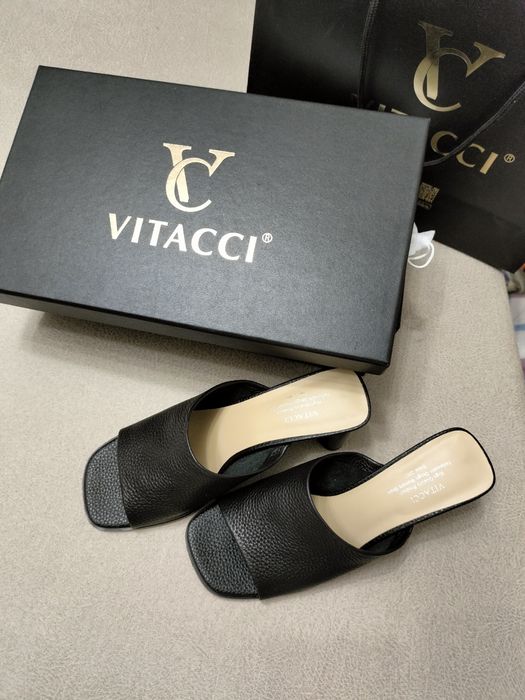 Сабо 36 размер зернистая кожа