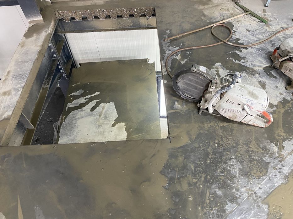 Decupare beton armat trasee electrice