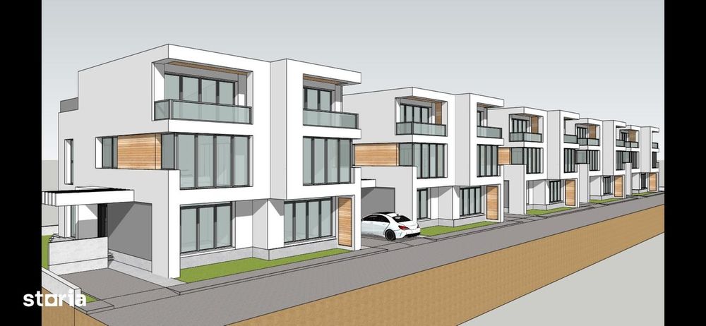 Duplex P+1+M 3 dormitoare 3 bai
