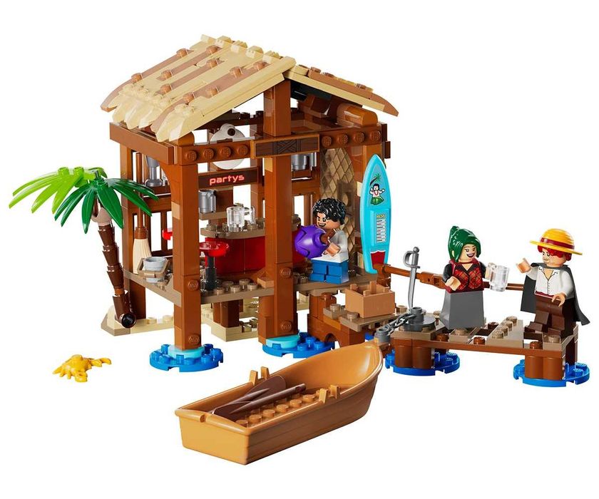 Нови Lego One Piece - Колиба в Windmill Village/Buggy the Clown/Корабът Going Merry