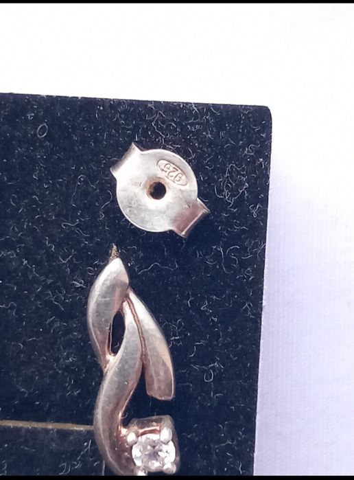 Set argint cercei si pandantiv