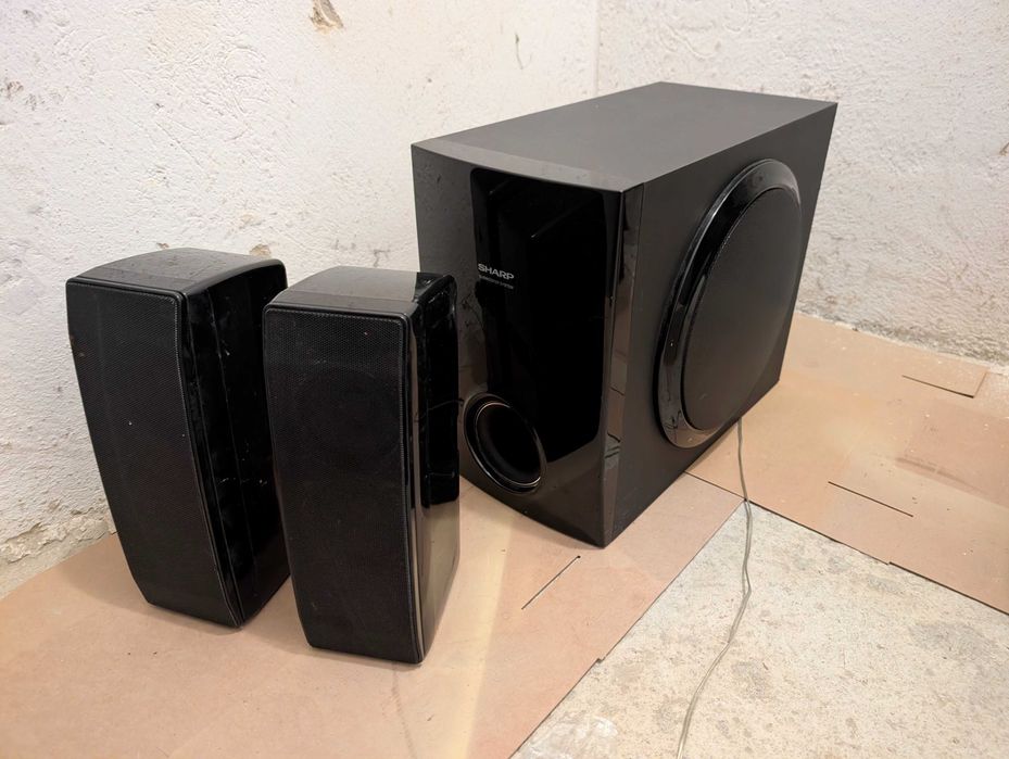 2 колони и бас субуфер Sharp