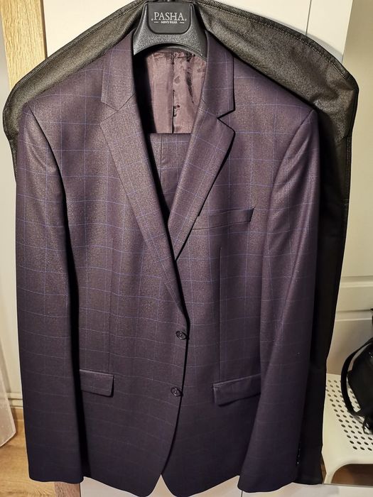 Costum bărbați Giotelli Tall Slim, EU 56 / Drop 10, 80% lână
