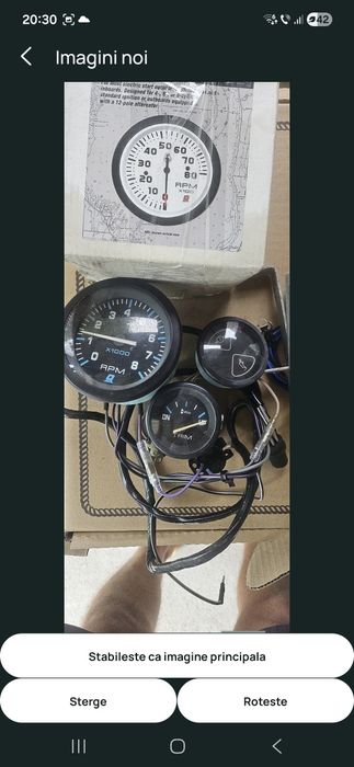 Mansa universala barca+cabluri+volan+ceasuri