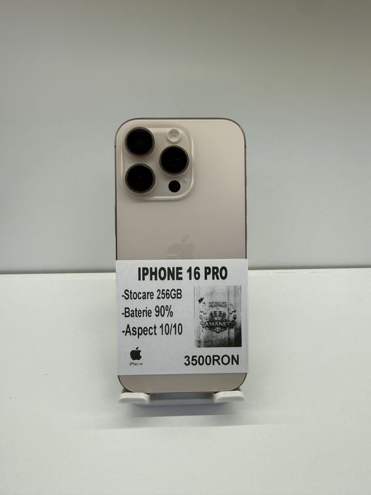 iPhone 16 pro 256 GB IMPECABIL King Amanet