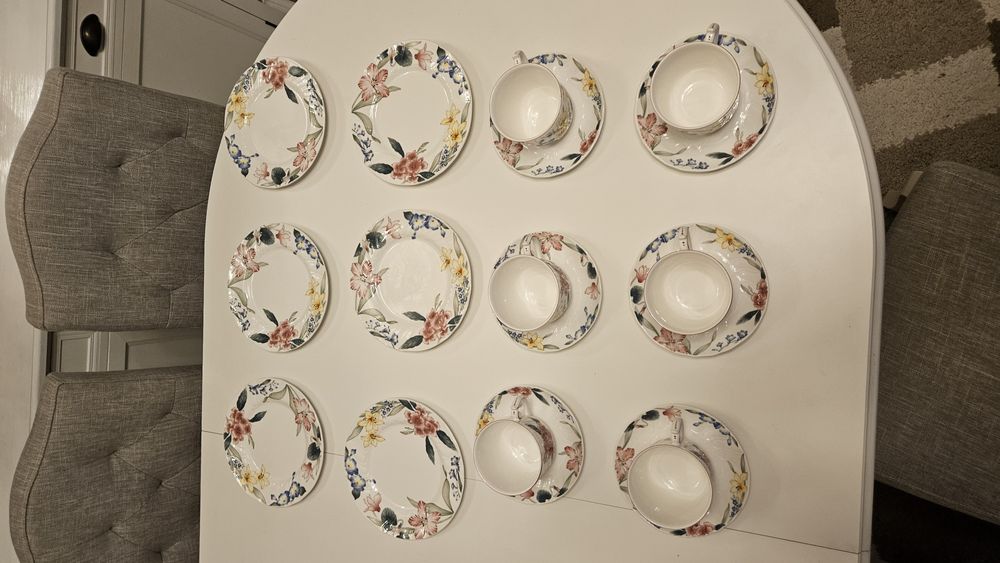 Set 6 persoane cafea ceai Villeroy Boch Model Flora Bella