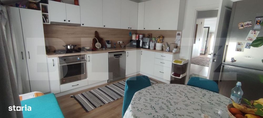 Apartament cu 3 camere, etaj 2, complex rezidential, Burdujeni