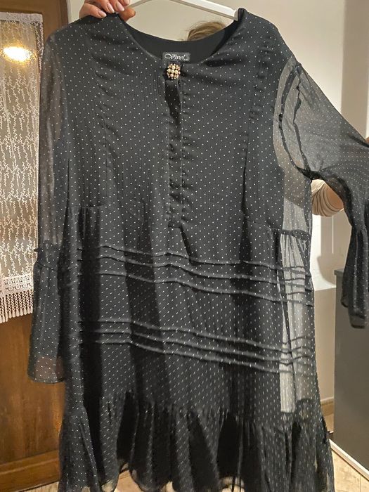 Черна рокля - голям тазмер