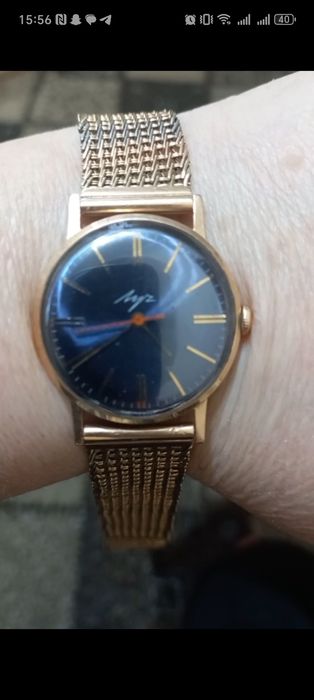 Золотые Часы ЛУЧ  583 ссср
коллекционная модель
золота 583 пробы 
об