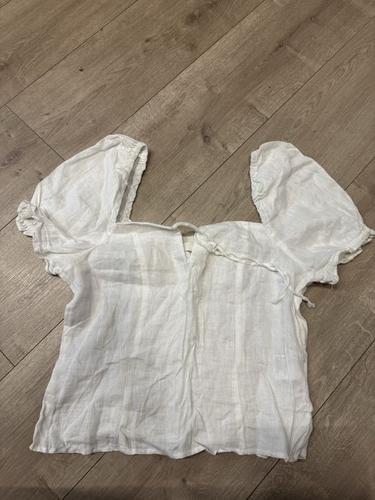 Кофточка лён белая H&M М 46