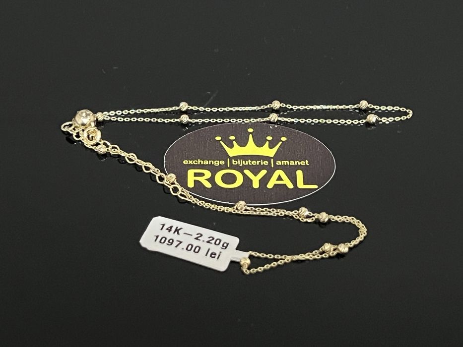 Bijuteria Royal CB : Lant aur 14K 2,20 grame