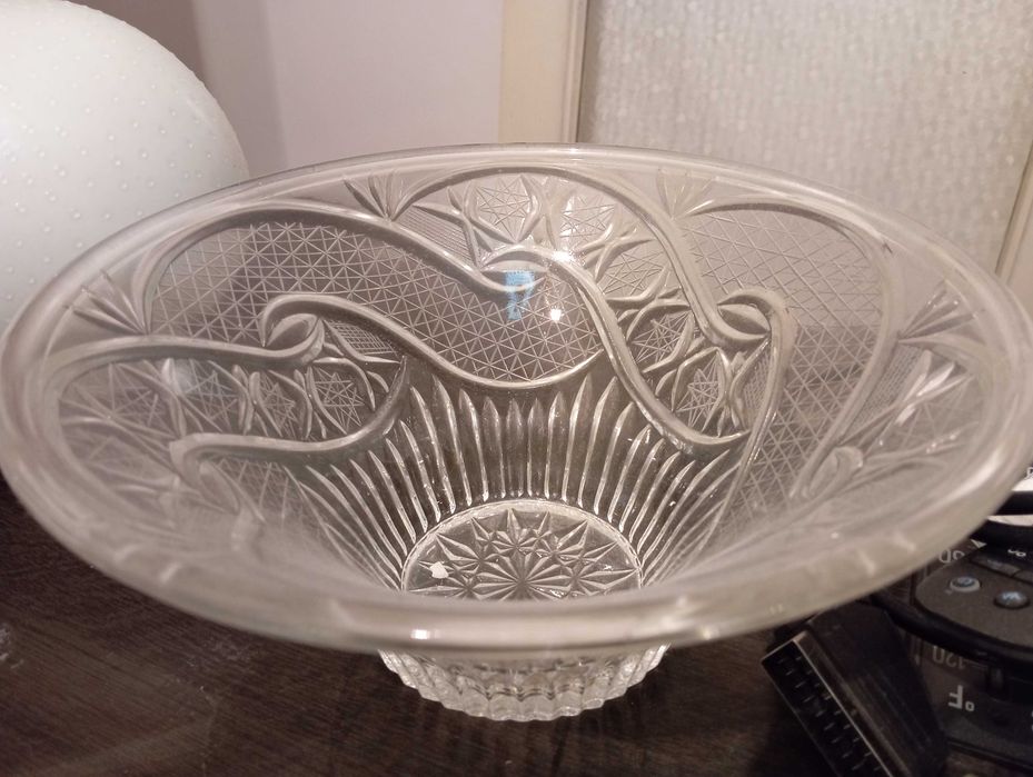 Стъклени купи, фруктиера