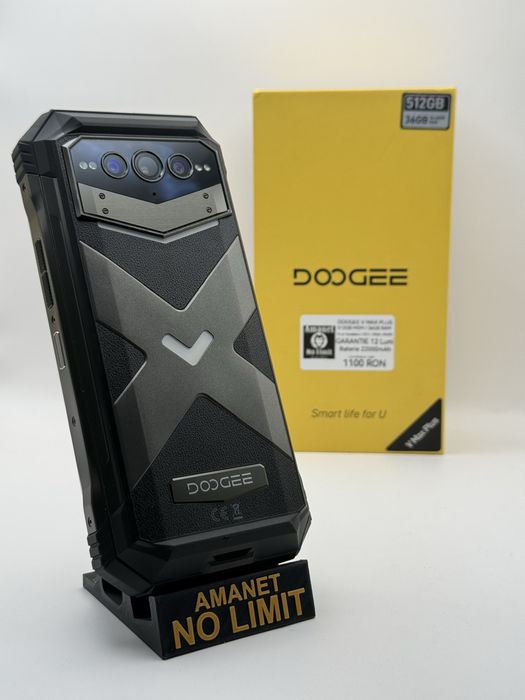 Doogee V Max Plus 512GB / 36GB RAM Baterie 22000mAh Garantie 12 Luni.