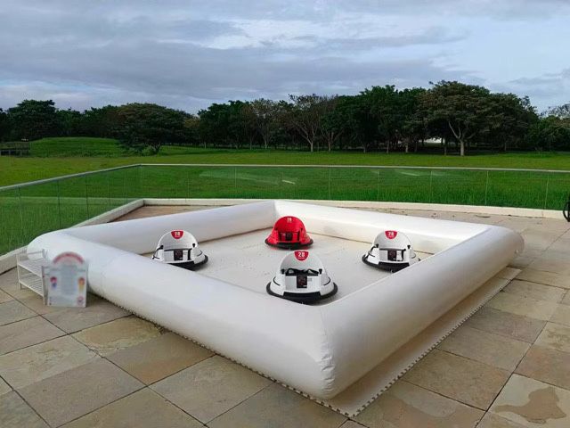 Castel gonflabil bubble house trambulina masinute electrice kart anima