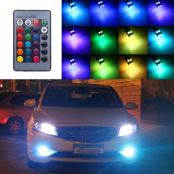 Цветни габарити с дистанционно управление смяна на цветовете LED