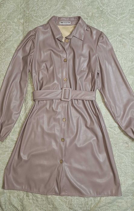 Платье из экокожи 42 размер