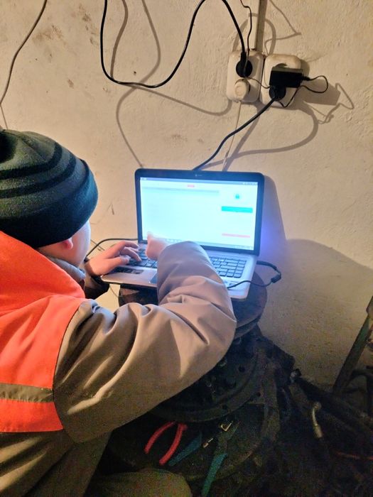 Установка видеокамера