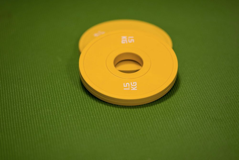 Малки Олимпийски Дискове за Вдигане на Тежести 2.5, 2, 1.5, 1, 0.5кг