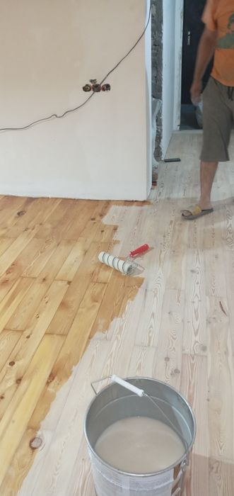 Шлифовка пол паркет