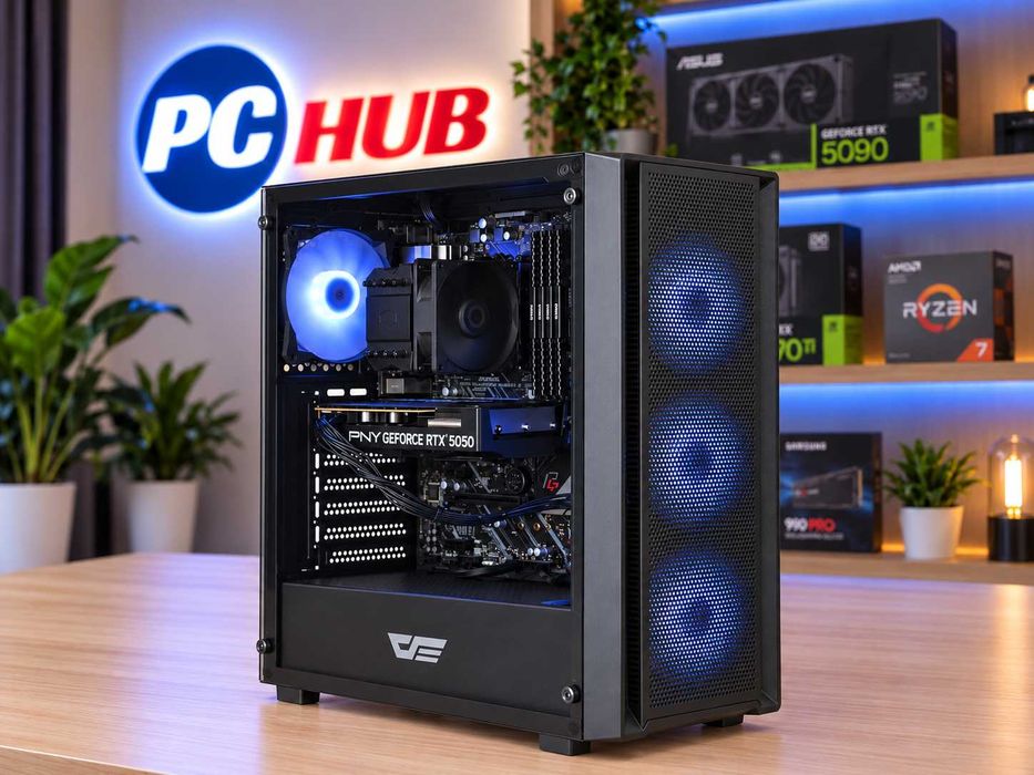Компютърна конфигурация Ryzen 5 5600X | RTX 5050 8GB | 32GB DDR4 | 500GB NVMe SSD