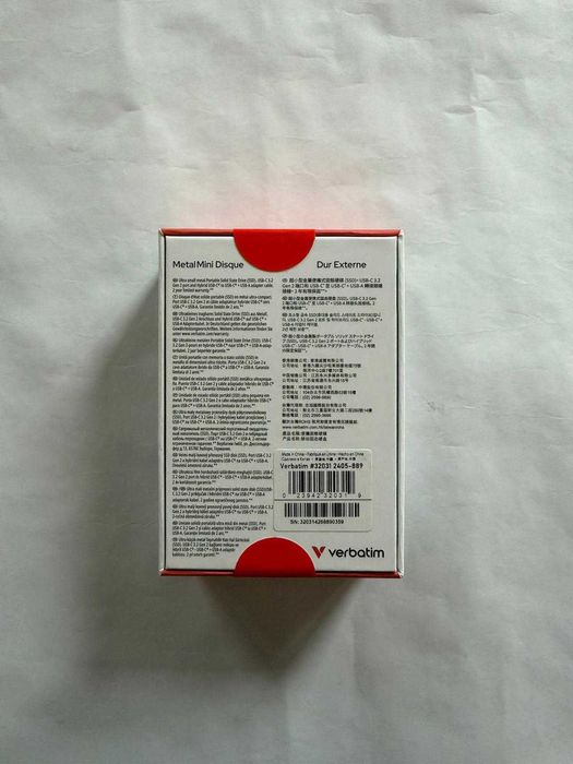 SSD Extern Verbatim Metal Mini  - 1 Tb ! SIGILAT + Garantie