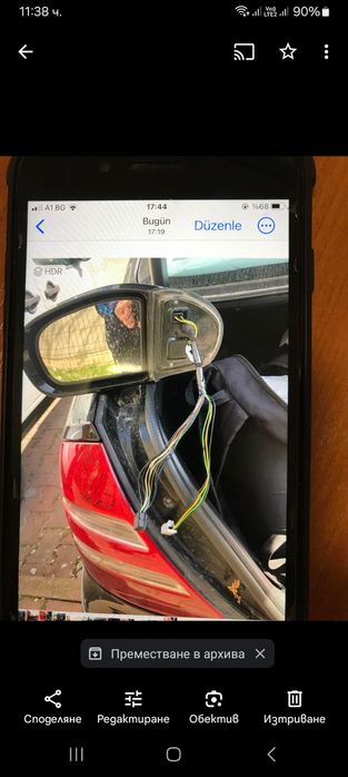 Огледала за w211 ,w203 със бягащи мигачи