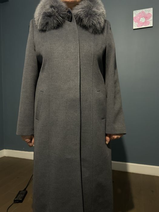 Пальто шерсть новое 50