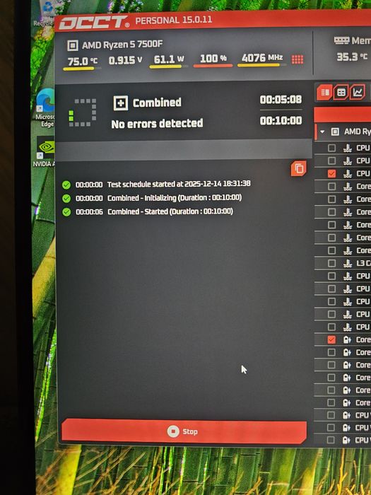 Ryzen 5 7500f /  32GB DDR5 6000MHZ 30CL /750w /3080ti/ 1050TI