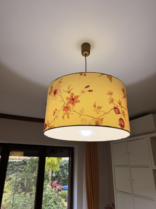 Abajururi Lustre cilindrice Voyage Maison cu imprimeu botanic – 7 bucăți