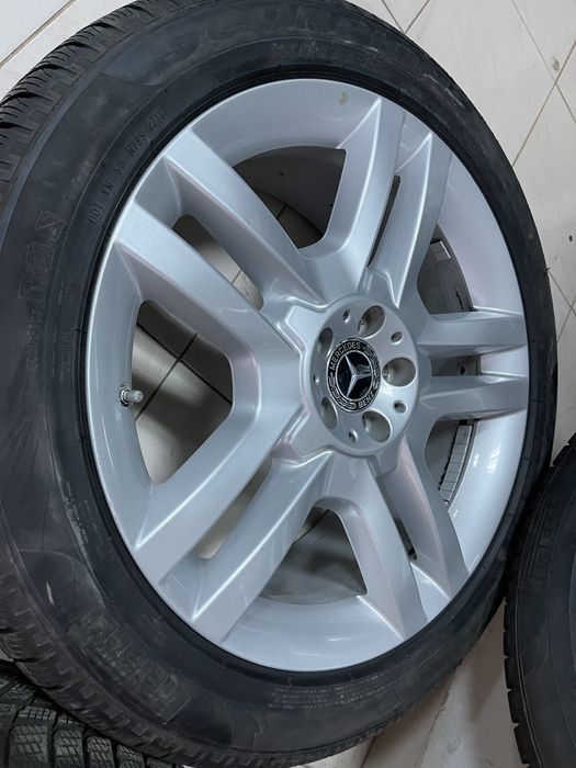 jante originale mercedes r20 gle w166 echipate iarna pirelli ca noi