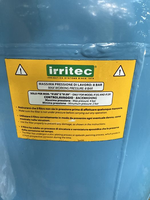 Bazin fertigare Irritec