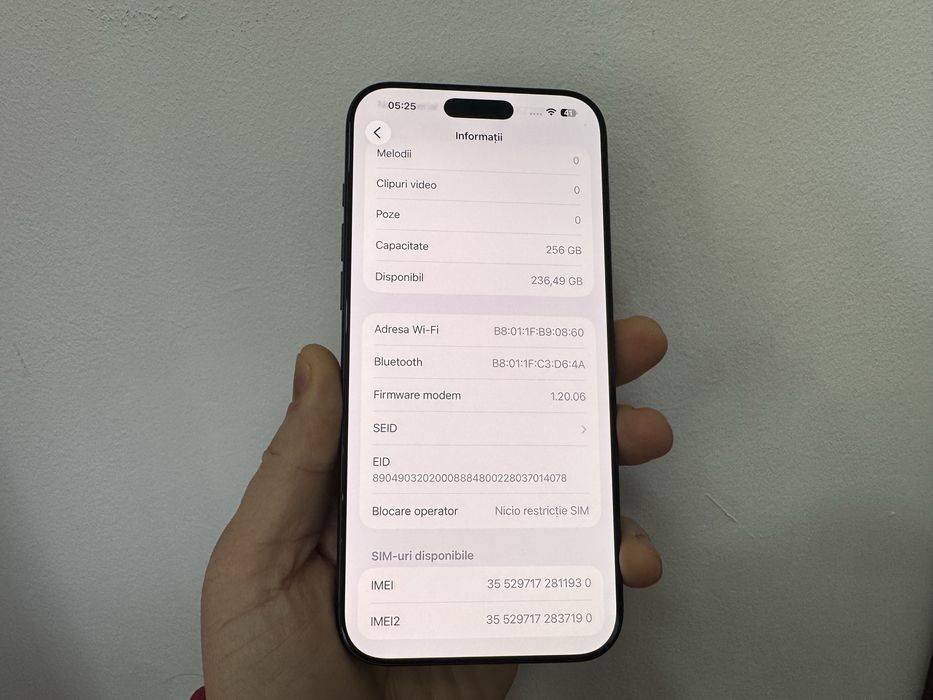 Iphone 17 Pro Max, 256 gb, Blue