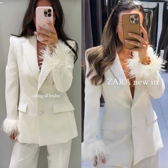 Сако с пера Зара ZARA