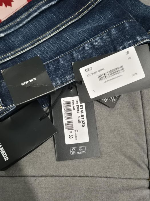 Ocazie Blugi originali Dsquared2 jeans mărimea 50