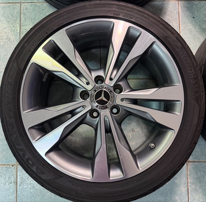 Jante aliaj R18 originale Mercedes C-Classe W205 A W177 CLA B W247 225/45/18 vara
