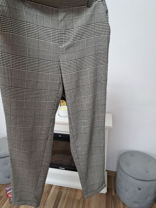 Pantaloni Casual, din material, mărime M