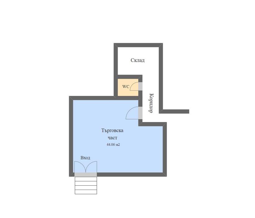 Магазин за продажба, идеален център