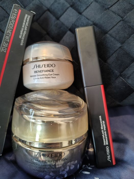 Shiseido Нови спирала, околоочен крем и дневен крем