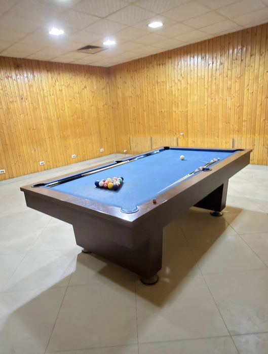 Masa de biliard cu set de bile si tacuri