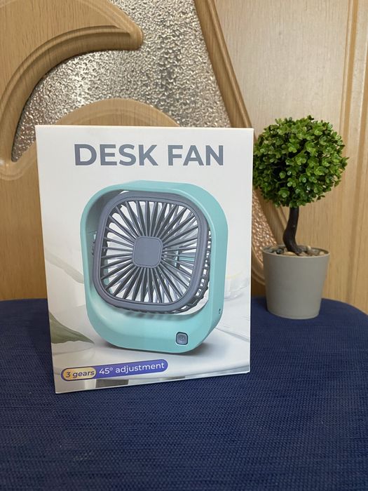 Ventilator de birou portabil Desk Fan – 3 viteze (NOU)