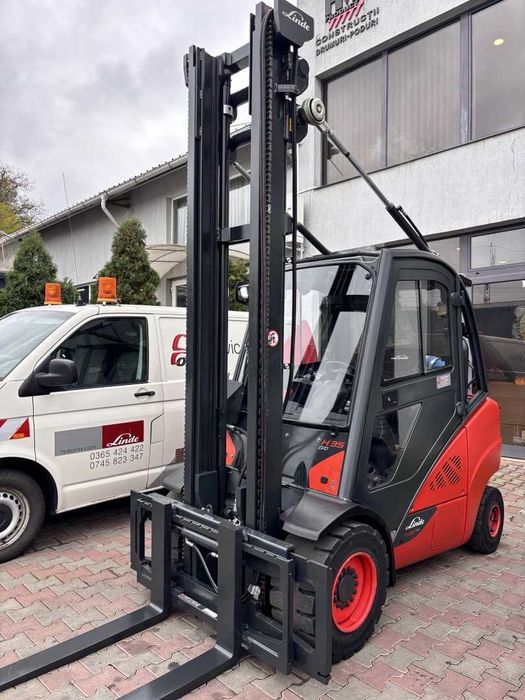 Stivuitor- Motostivuitor Linde H35T CABINĂ + CLIMĂ An fabricație 2018