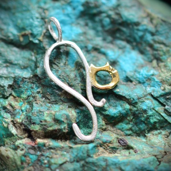 Сребърен медальон 925 „Коте“ | Фин талисман за нежност и защита