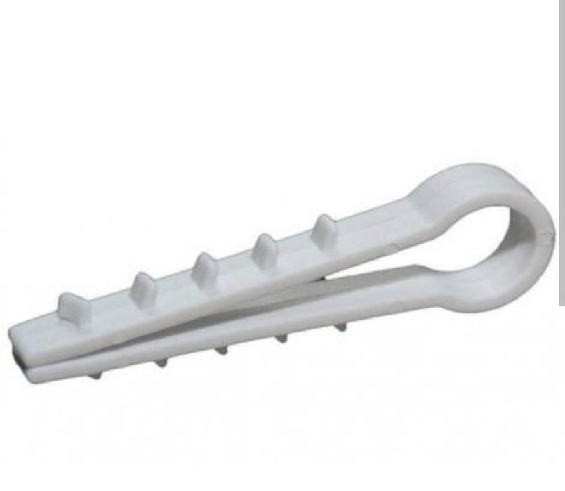 Дюбел скоба фиба за фиксиране на кабел