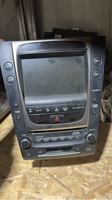 Экран левый руль Lexus gs190 gs300 gs350 gs430